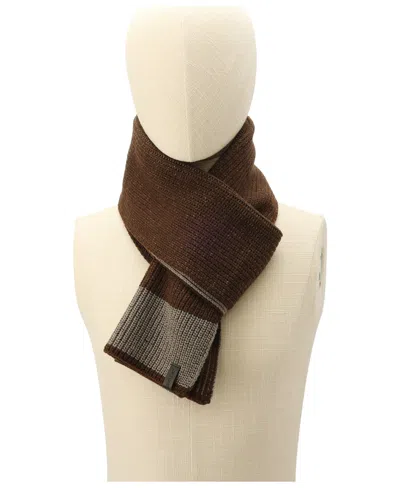 Calvin Klein Men's Color Blocked Fisherman Scarf In Multi
