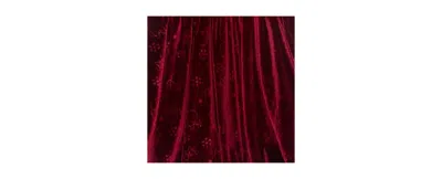 Disney Girls 2t-6x Minnie Mouse Short Sleeve Debossed Dress In Burgundy