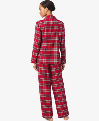 Ralph Lauren Lauren  Cotton Blend Pajamas In Red