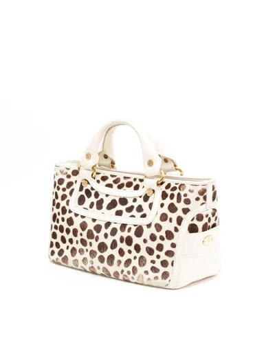 Celine Céline Leopard Boogie Bag In Multi