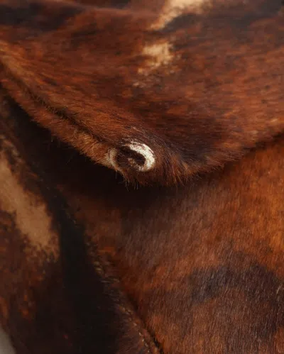 Fendi Pony Long Mamma Bag In Brown