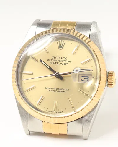 Rolex Datejust 36mm Ref 16013 1987 Watch In Brown