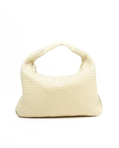 Bottega Veneta Large Intrecciato Hobo Bag In Yellow