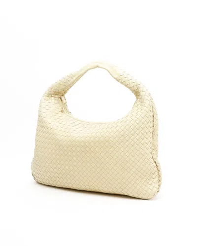 Bottega Veneta Large Intrecciato Hobo Bag In Yellow