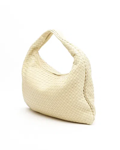 Bottega Veneta Large Intrecciato Hobo Bag In Yellow
