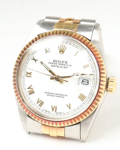 Rolex Datejust 36mm Ref 16013 1987 Watch In Metallic