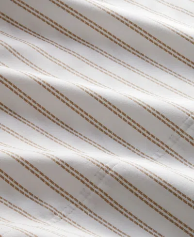 Charter Club 550 Thread Count Printed Cotton 3-pc. Sheet Set, Twin, Exclusively At Macy's In White