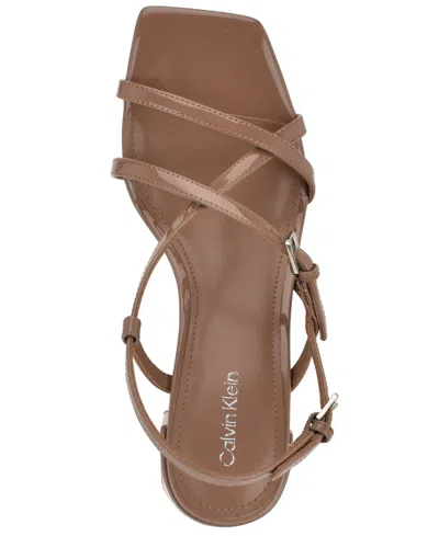 Calvin Klein Pandy Slingback Sandal In Brown