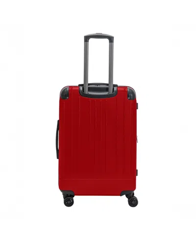 Kenneth Cole Reaction Flying Axis 24" Hardside Expandable Checked Luggage In Red