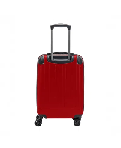 Kenneth Cole Reaction Flying Axis 24" Hardside Expandable Checked Luggage In Red