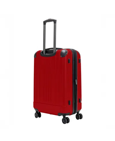 Kenneth Cole Reaction Flying Axis 24" Hardside Expandable Checked Luggage In Red