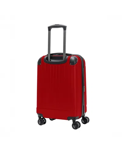 Kenneth Cole Reaction Flying Axis 24" Hardside Expandable Checked Luggage In Red