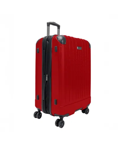 Kenneth Cole Reaction Flying Axis 24" Hardside Expandable Checked Luggage In Red