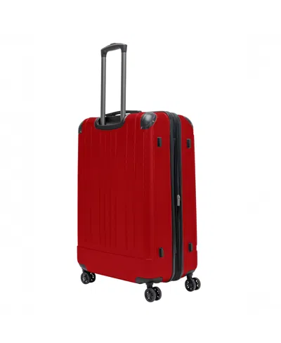 Kenneth Cole Reaction Flying Axis 24" Hardside Expandable Checked Luggage In Red