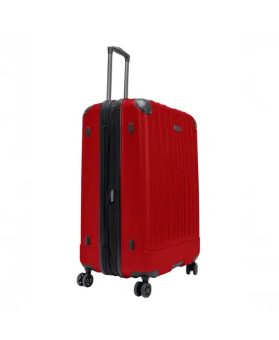 Kenneth Cole Reaction Flying Axis 24" Hardside Expandable Checked Luggage In Red