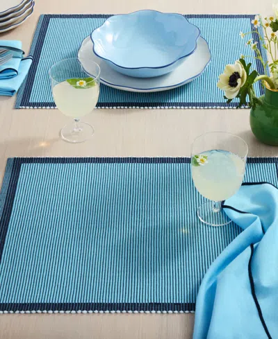 Kate Spade 4-pc. Garden Party Placemat Set In Blue