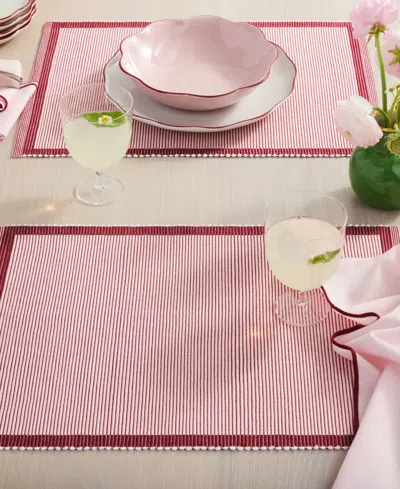 Kate Spade 4-pc. Garden Party Placemat Set In Pink