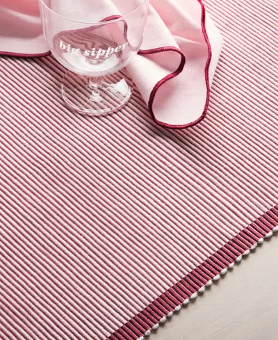 Kate Spade Garden Party Table Runner, 14" X 72" In Pink