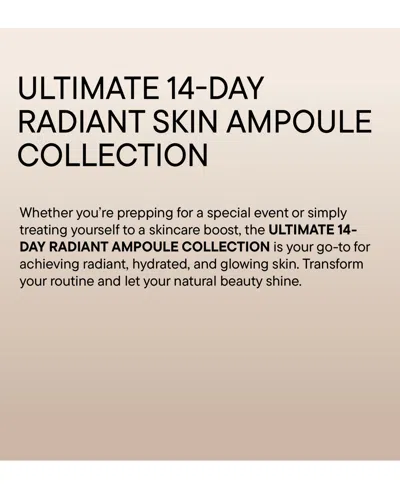 Babor 14-pc. Ultimate Radiant Skin Ampoule Set In Red