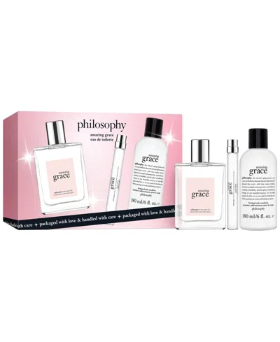 Philosophy Di Lorenzo Serafini 3-pc. Amazing Grace Eau De Toilette Collection Fragrance Gift Set In Multi