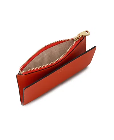 Radley London Flame Medium Ziptop Purse In Red