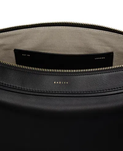 Radley London Westwell Lane Large Ziptop Shoulder Bag In Black