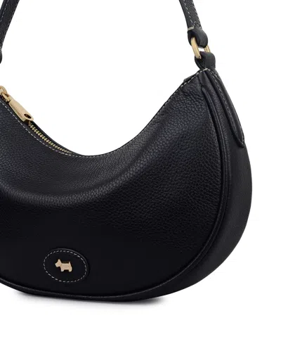 Radley London Heath Crescent Small Ziptop Shoulder Bag In Black