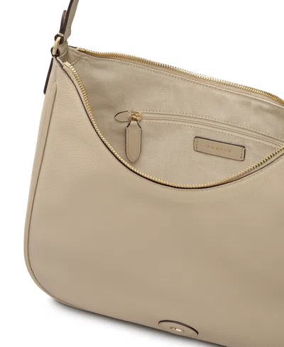 Radley London Heath Crescent Small Ziptop Shoulder Bag In Neutral