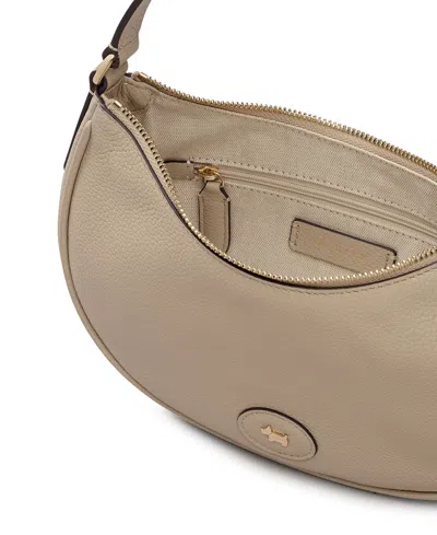 Radley London Heath Crescent Medium Ziptop Shoulder Bag In Neutral