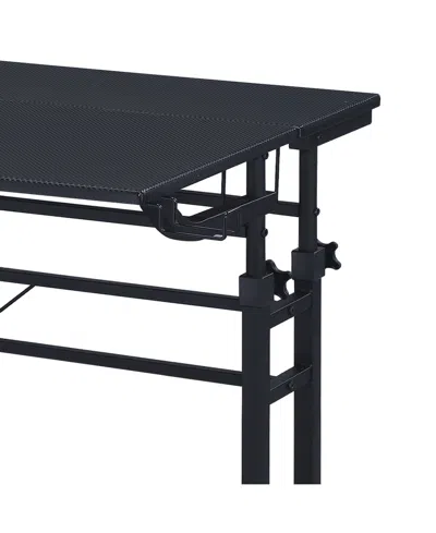 Techni Mobili Rolling And Adjustable Writing Desk In Black