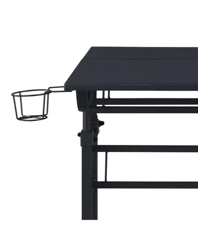 Techni Mobili Rolling And Adjustable Writing Desk In Black