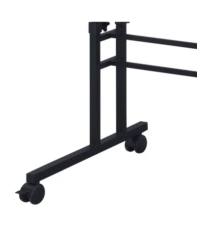 Techni Mobili Rolling And Adjustable Writing Desk In Black