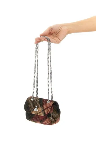 Vivienne Westwood Small Purse Chain Shoulder Bags Red In Multi