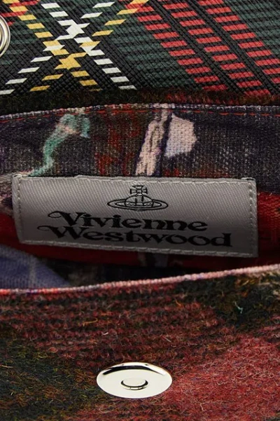 Vivienne Westwood Small Purse Chain Shoulder Bags Red In Multi