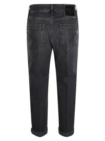 Dondup Belt-loop Jeans In Black