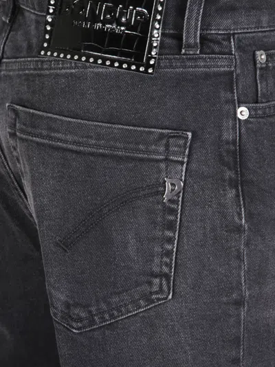 Dondup Belt-loop Jeans In Black