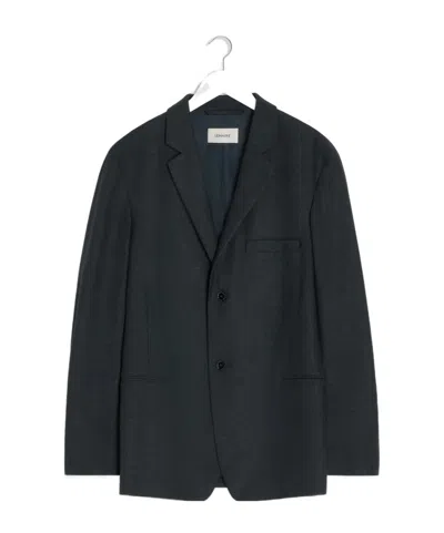 Lemaire Single-breasted Blazer In Green