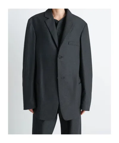 Lemaire Single-breasted Blazer In Green