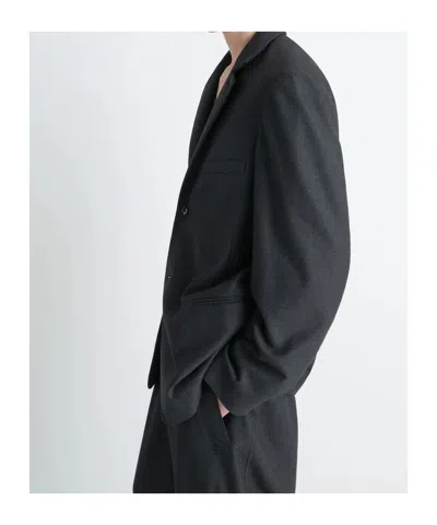 Lemaire Single-breasted Blazer In Green