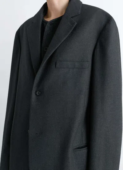 Lemaire Single-breasted Blazer In Green