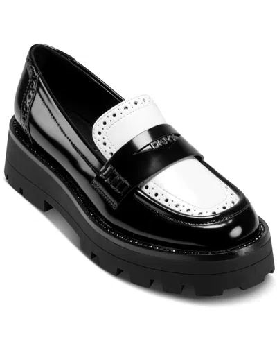 Dkny Women's Sahana Slip-on Loafers In Black