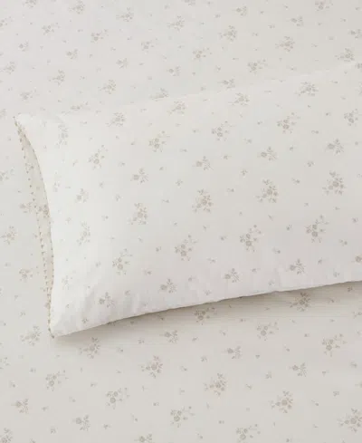 Sunham Callie Floral 200-thread Count 4-pc. Sheet Set, Queen In White