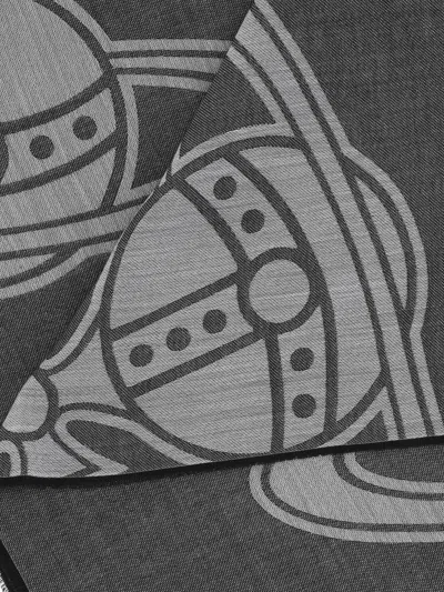 Vivienne Westwood Fur-edged Scarf In Multi