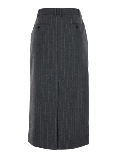 Dunst Long Skirt In Black