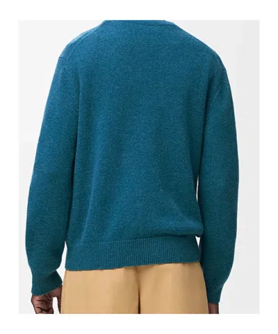 Loewe Long-sleeved Sweater In Blue