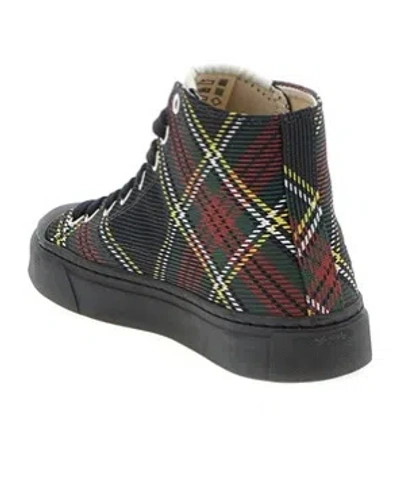 Vivienne Westwood High-top Rubber Sole Sneakers In Black