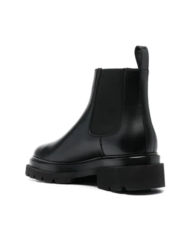 Santoni "forestlow" Elastic Ankle Boot In Black