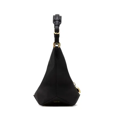 Lanvin Medium Bucket Bag Top Handle In Black