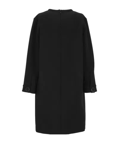 Gucci Wool Mini Dress In Black