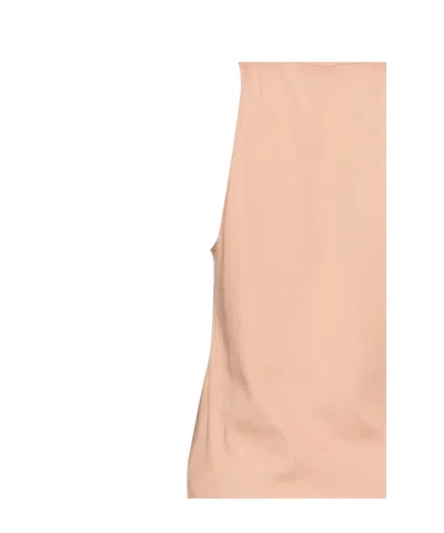 Diesel Logo-detail Tank Top In Brown